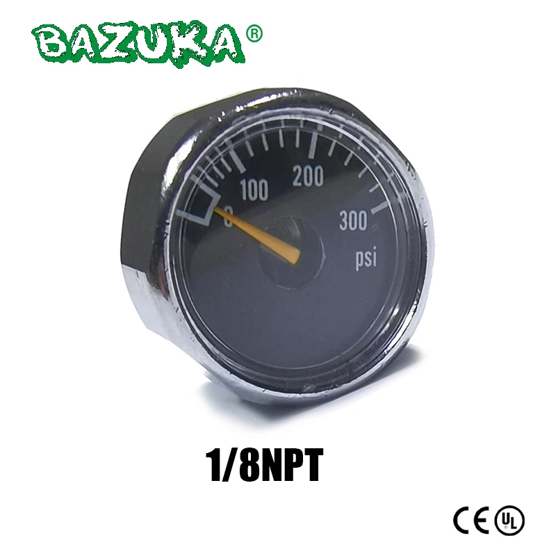 Новинка аксессуары для воздуха мини-манометр 25 мм/1 дюйм 300 фунтов на кв. 1/8NPT