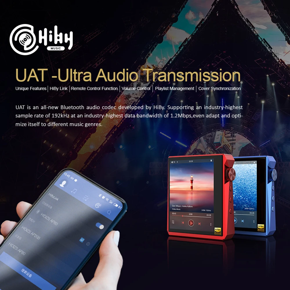 Портативный mp3-плеер Hidizs AP80 Pro без потерь музыкальный Bluetooth плеер с двойным ESS9218P USB