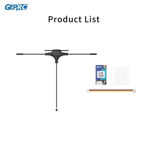 Двухдиапазонный приемник GEPRC ELRS Nano 915M/2,4G с поддержкой передачи 150–960 МГц, 2,4 ГГц, совместимый с модулем 915M и 2,4G ELRS TX