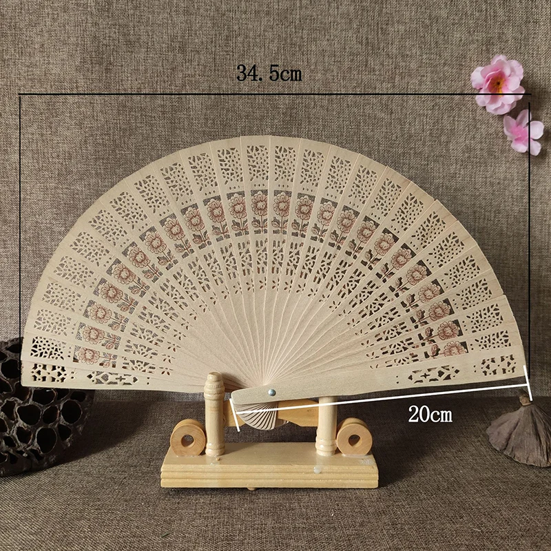 

8 цветов персонализированный Ретро складной деревянный веер китайский стиль декоративный женский Карманный бамбуковый Ручной Веер на зака...