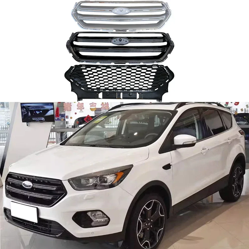 Передние гоночные решетки автомобиля бампер решетка соты для Ford Escape Kuga 2017 2018 2019