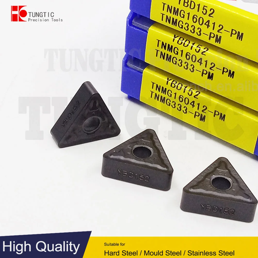 TNMG160412-PM YBD152 Токарные Вставки карбидный Резак Для CNC TNMG 160412-PM