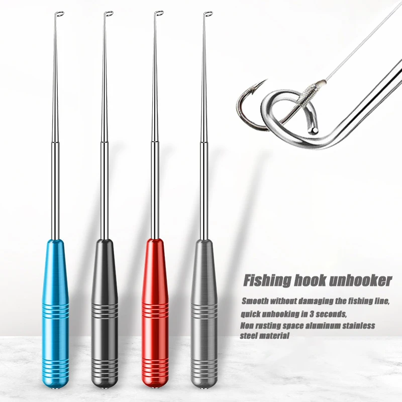 

Fishing Hook Unhooker Deep Throat Quick Uncoupling For Carp Fishing Accessories Tools Goods Stainless Steel Safety Extractor