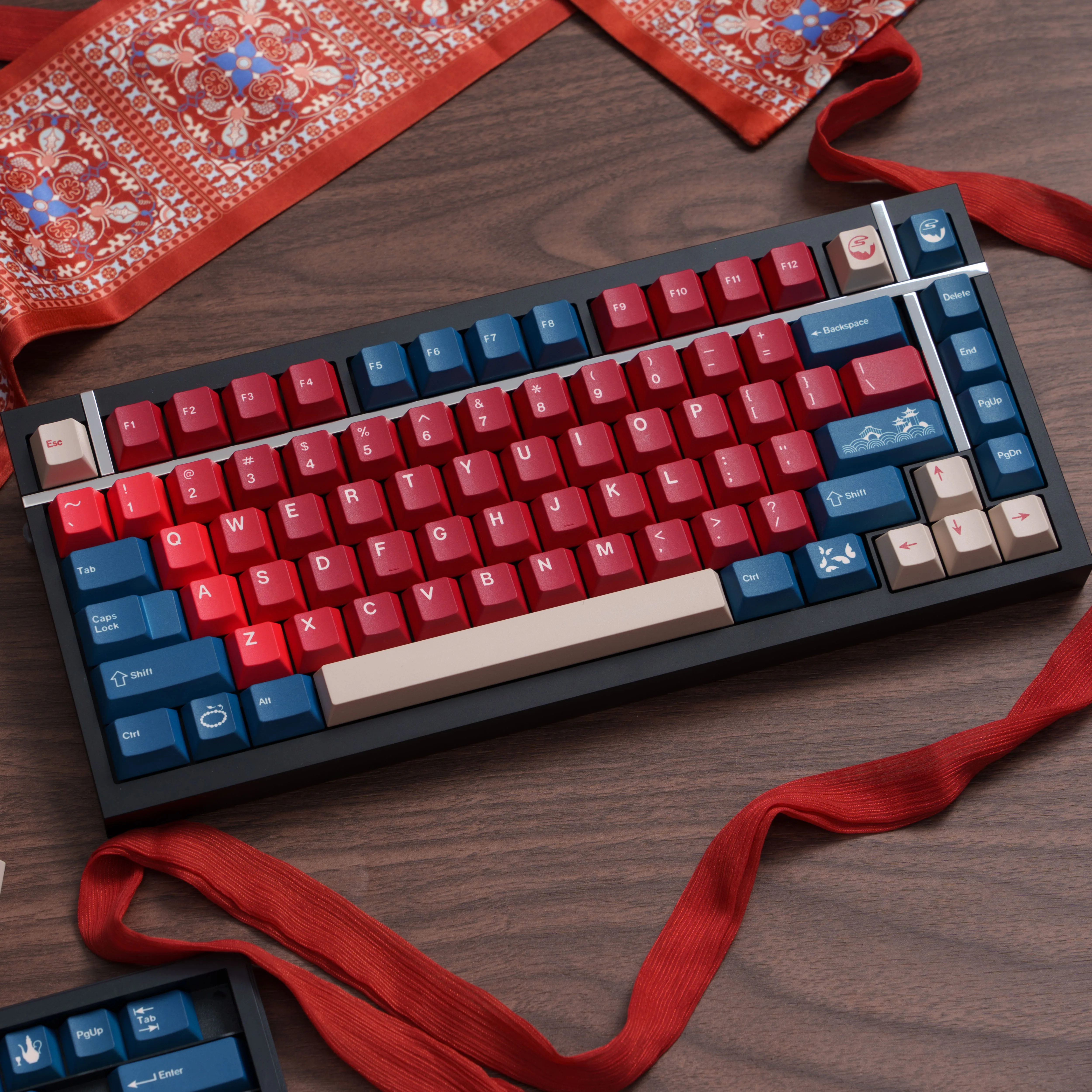 PBT Red Bean Keycap большой набор Cherry Profile KeyCap сублимационная краска для MX Switch аксессуары