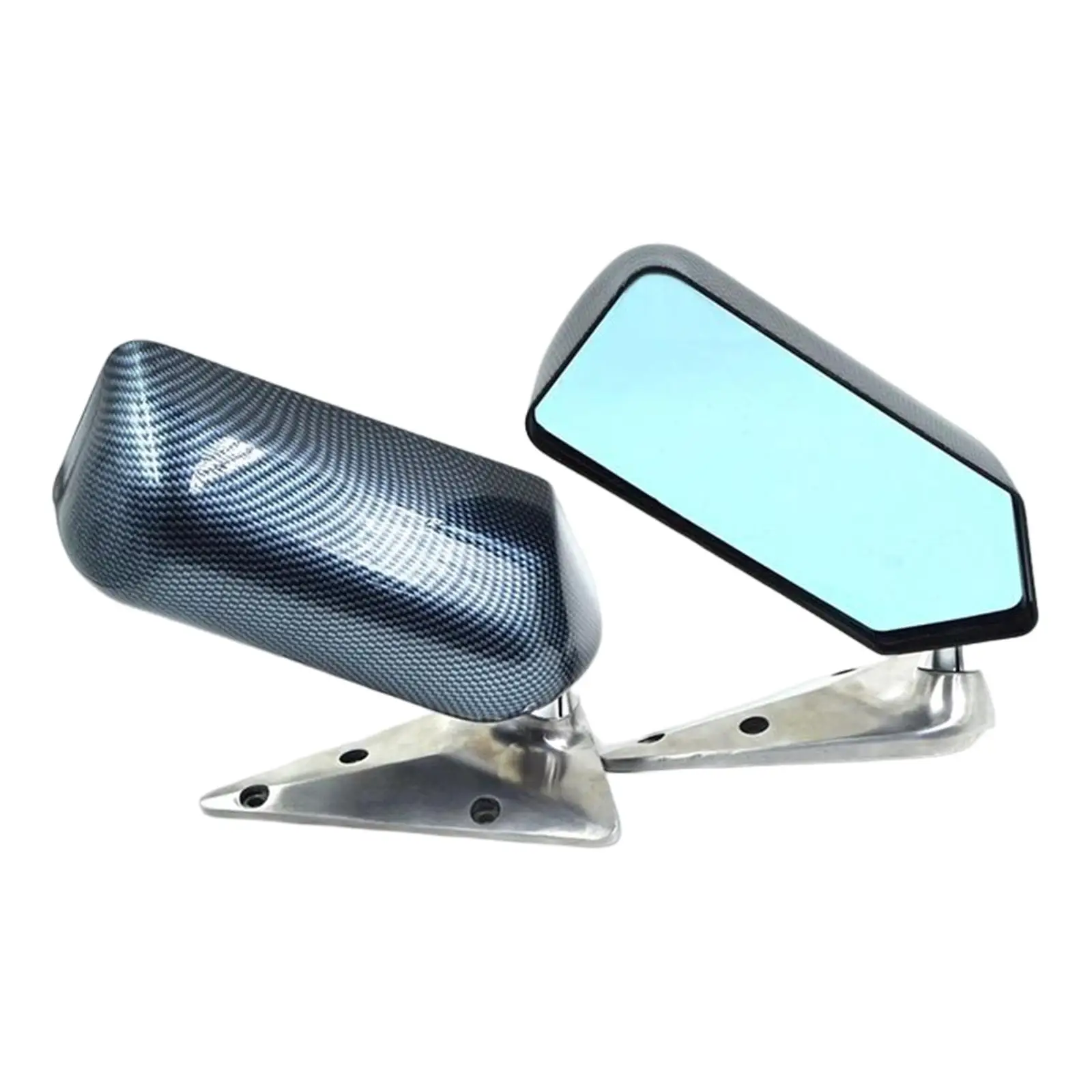 

Automotive Car Rear View Side Mirror Anti Glare Blue Mirror Spare Parts Easy Install Durable Carbon Fiber Pattern Professional