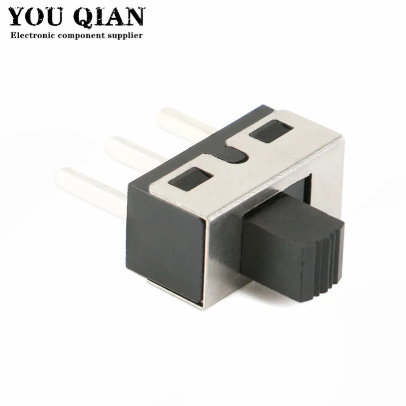 Переключатель питания SS12D10 SS12D06 10 шт. 3-контактный переключатель с прямыми ножками