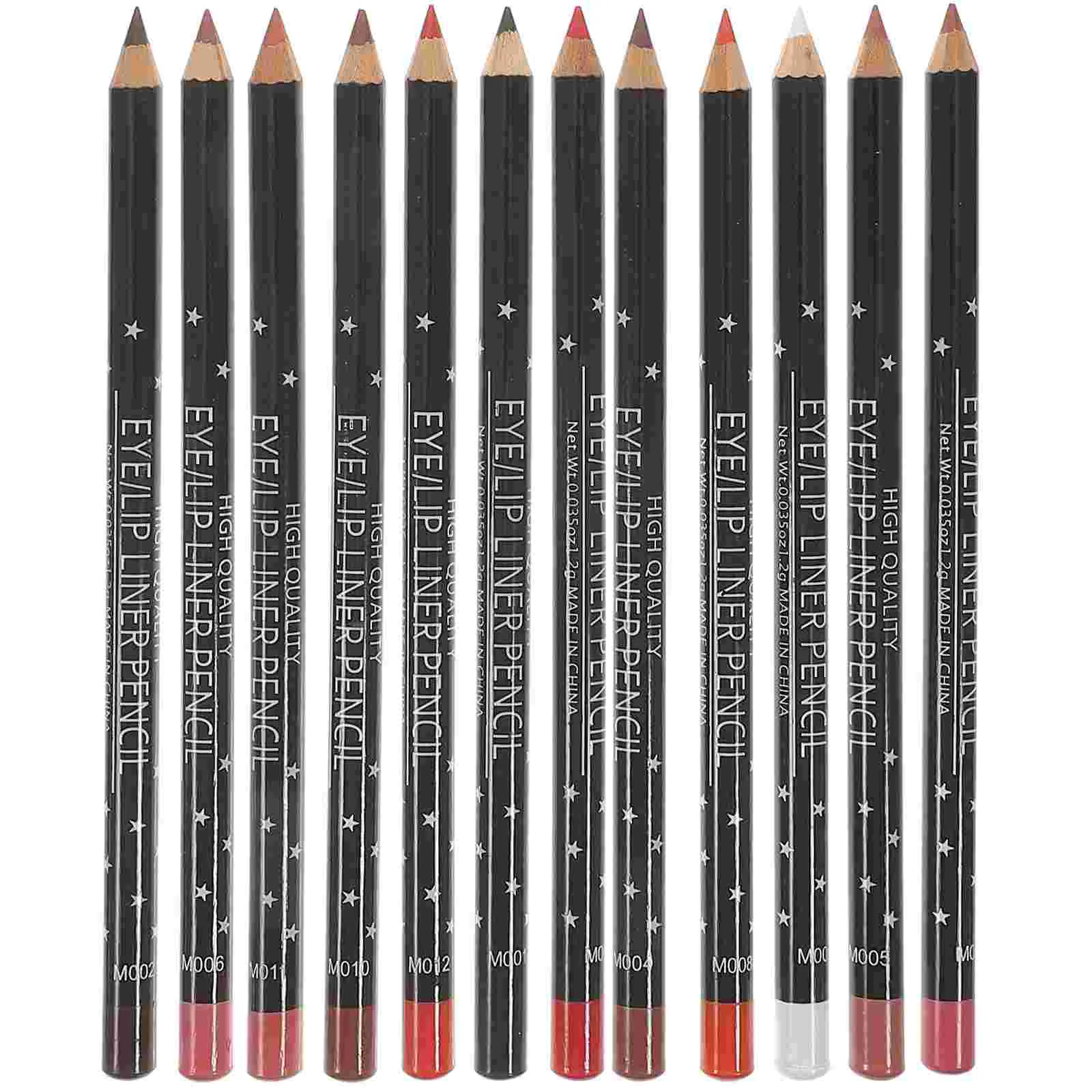 

Lip Matte Liner Lipstick Pen Women Dark Red Bar Black Smudge Proof Lipliners