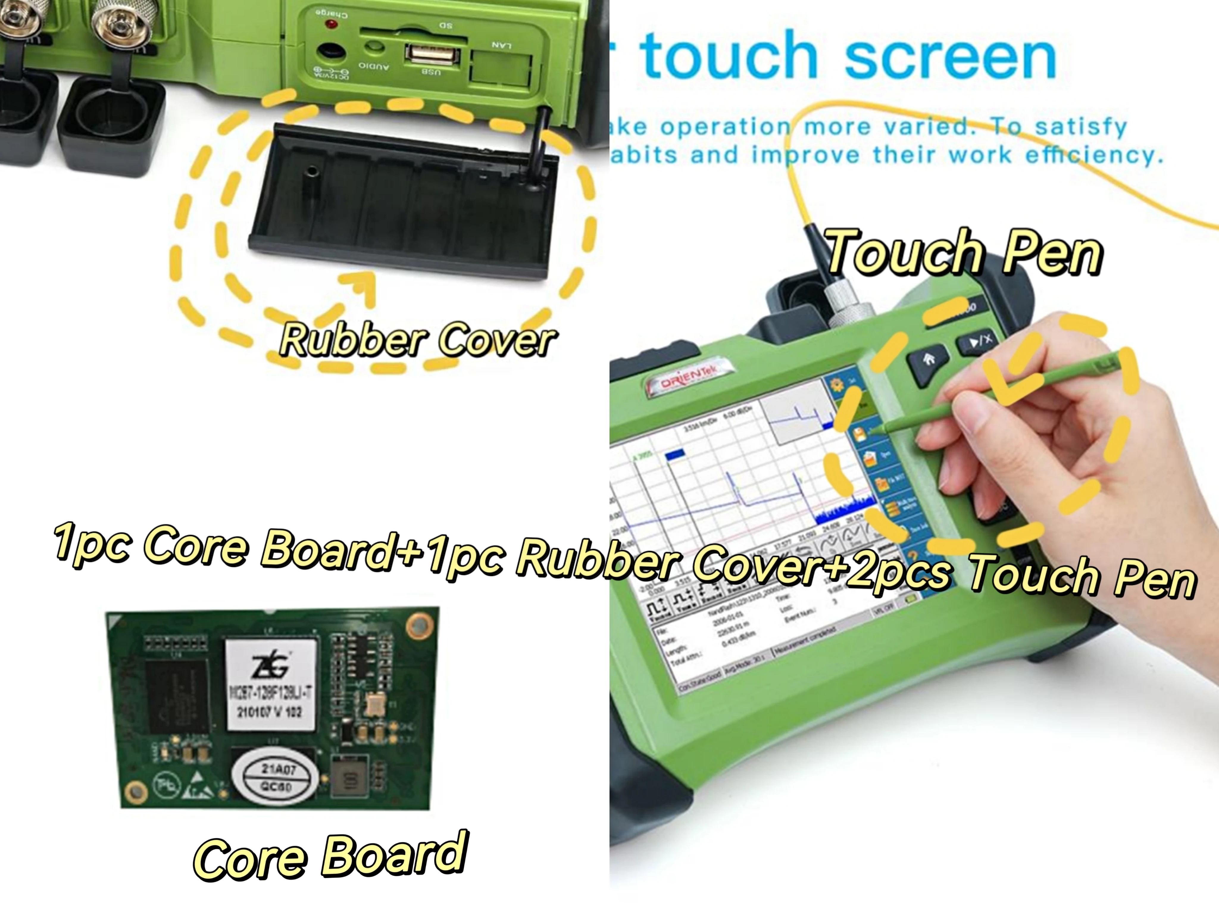 

Core Board of TR600 SM 1310 1550nm & LC SC FC OTDR Adapter For All OTDR Models of Orientek and Komshine Fibra óptica