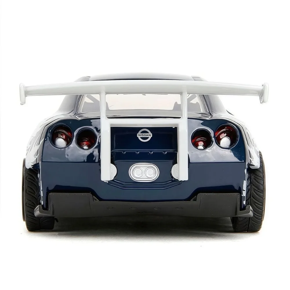 Коллекционная модель автомобиля Jada Toys 1:32 2009 Nissan GT-R R35 Ben Sopra Godzilla из литого металла, JDM, подарок для любителей автомобилей (art.: 3920dc35805a6) - 3920dc35805a6