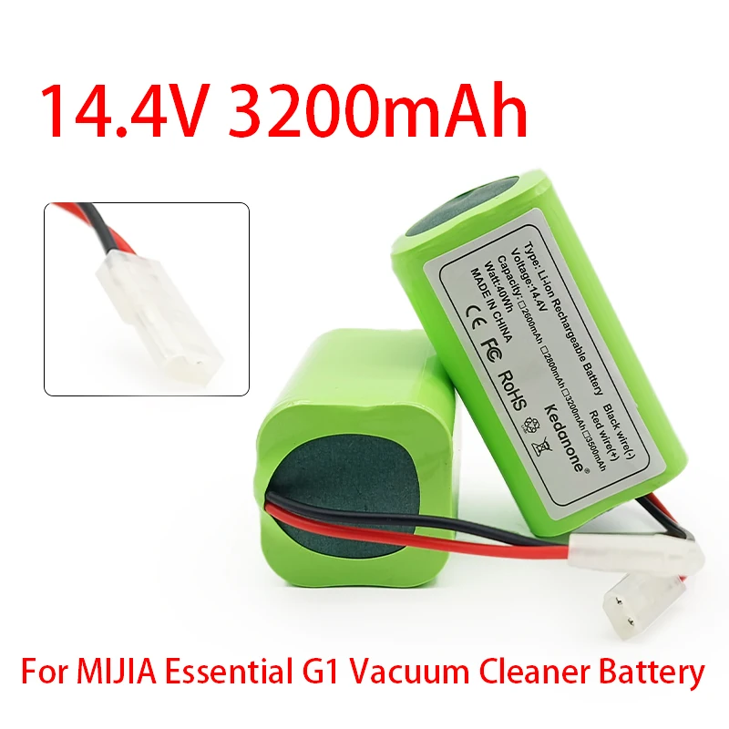 

4S1P 18650 14.4V 2600mAh/2800mAh/3200mAh/3500mAh Rechargeable Lithium Battery,For Robot Vacuum Cleaner Battery