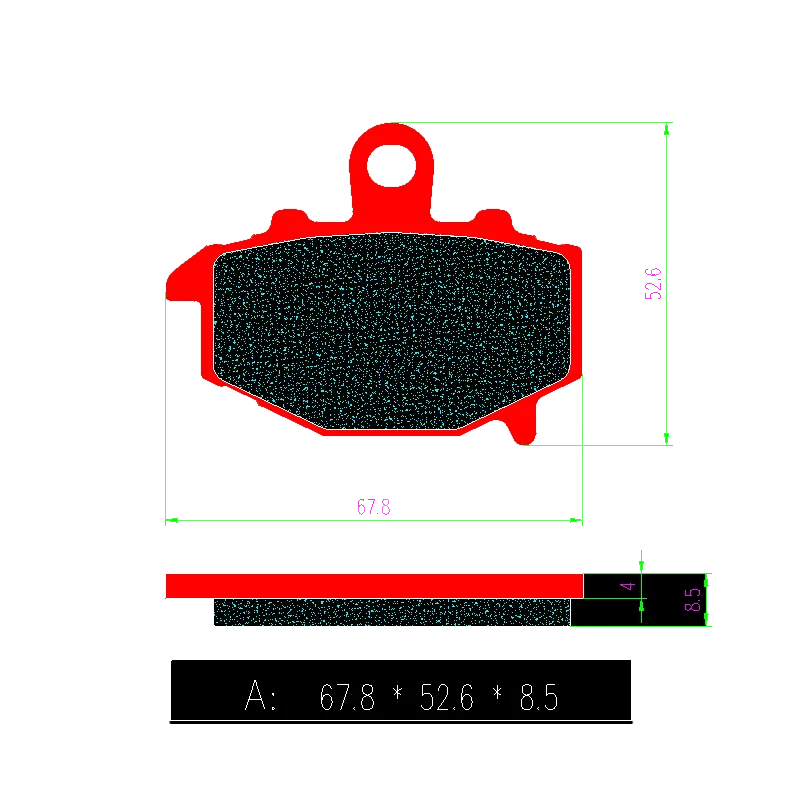 Высококачественный Комплект тормозных колодок для мотоцикла Kawasaki Z1000 ZR1000 Ninja 1000