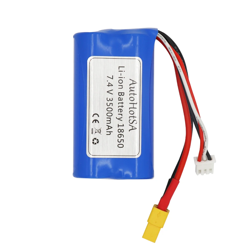 7 4 В 3500 мАч 18650 Lipo аккумулятор XT60 PLUG для Henglong 3818 3819 3838 3839 3889 3898 3899 3908 3918 3938 3939
