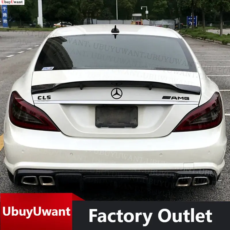 

Для Mercedes CLS Class CLS 260 CLS300 CLS350 CLS400 CLS63 W218 спойлер из углеродного волокна стиль 2011-2016
