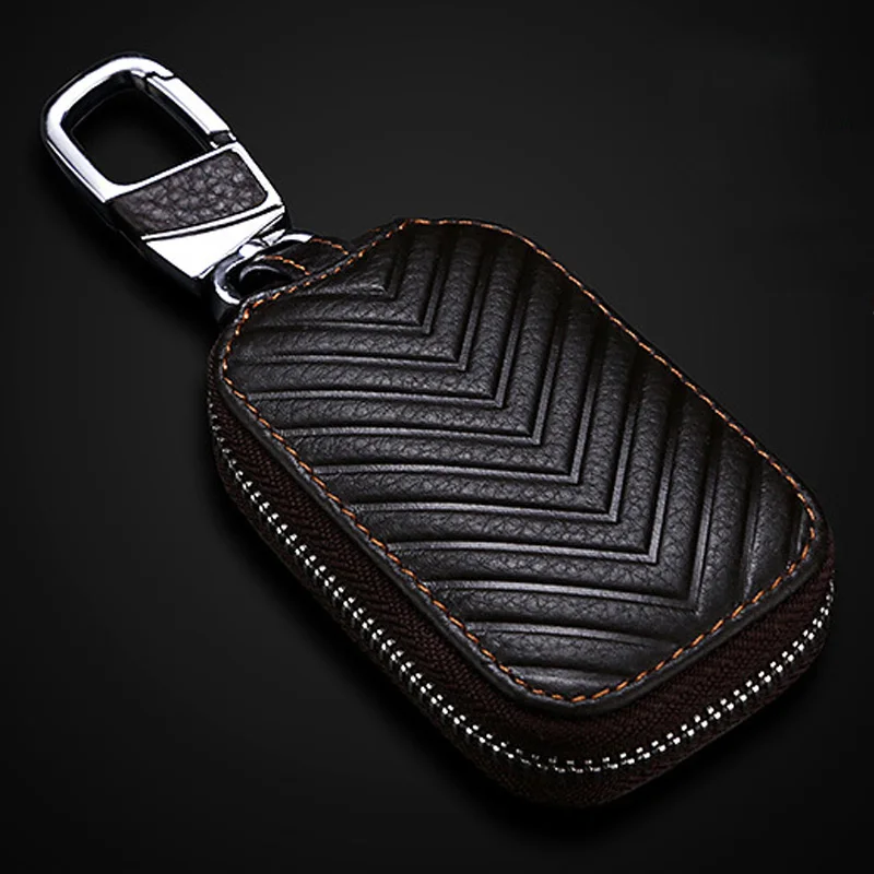 

Чехол для автомобильного ключа, чехол для ключей, держатель для сумки, защитный кошелек, автомобильный брелок-органайзер, автомобильный универсальный кожаный пылезащитный чехол