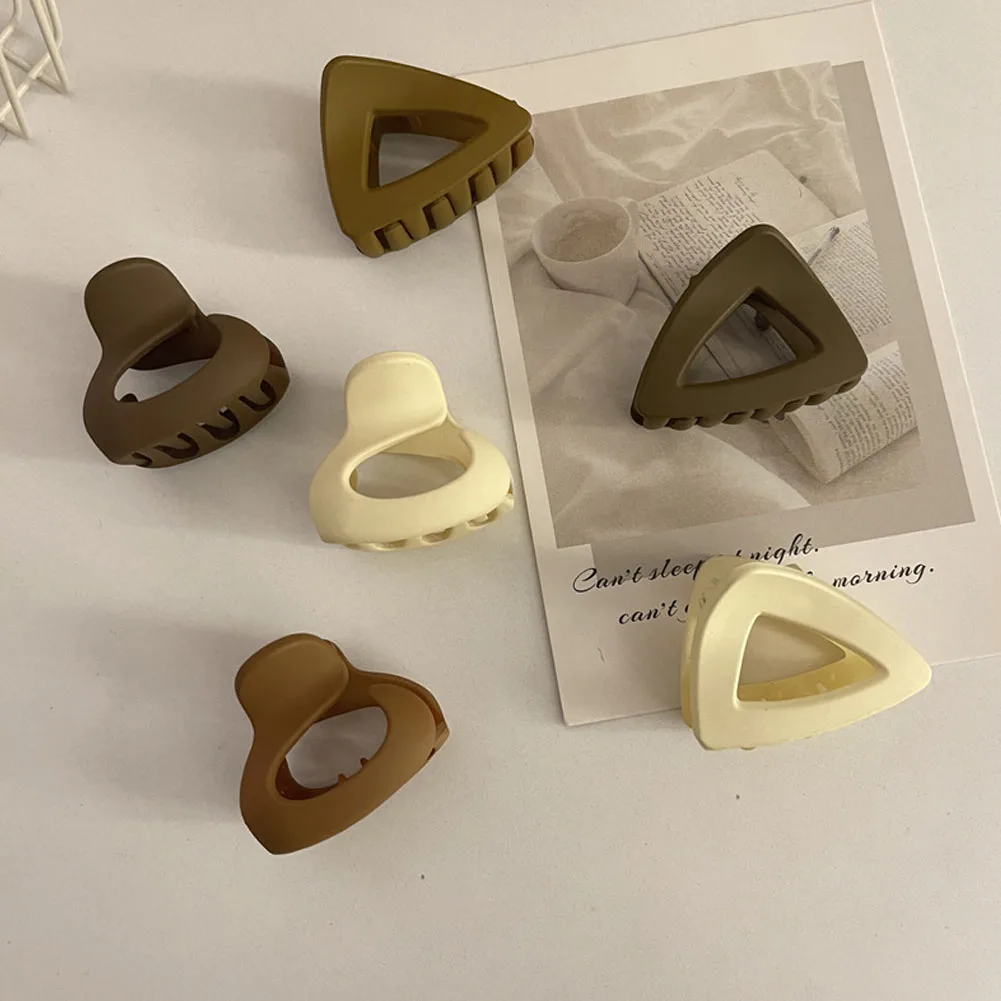 

New Fashion Small Geometry Solid Color Hair Clip Hairpin Barrettes For Women Girl Accessories Headwear Hair Claw Clips Wholesale