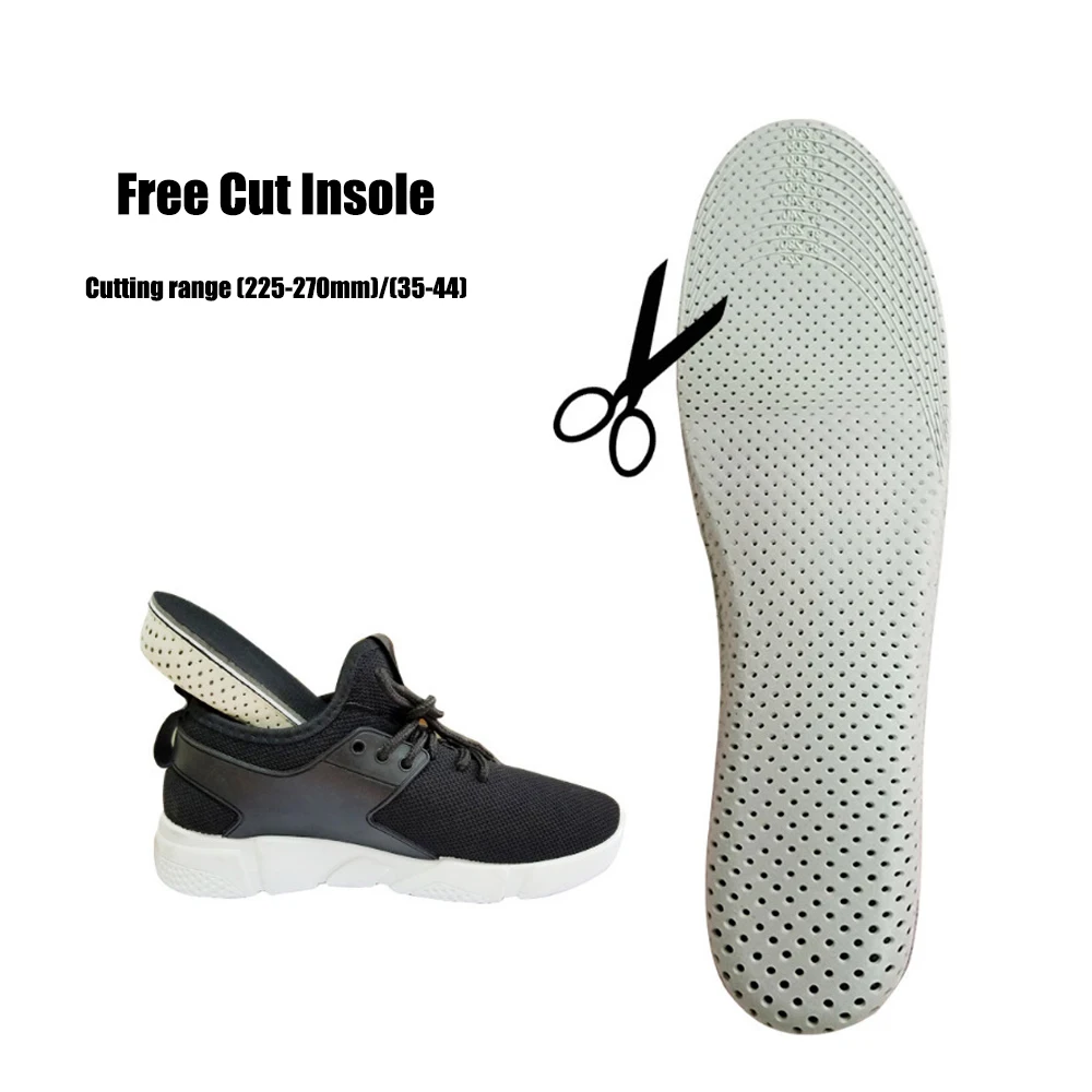 Height Increase Insoles for Men Women Shoes EVA Memory Foam Heel Lift Inserts Taller Shoe Breathable Cushion Heightening Insole