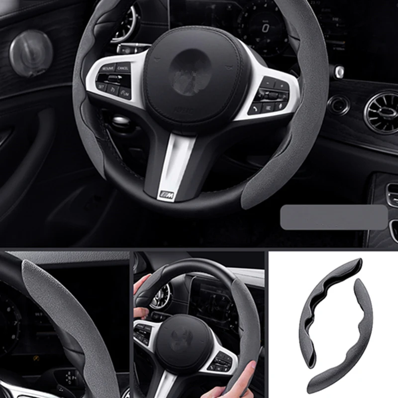 Автомобильные товары чехол на рулевое колесо для Honda Tesla Land Rover Maserati Mini Opel Lexus Saab