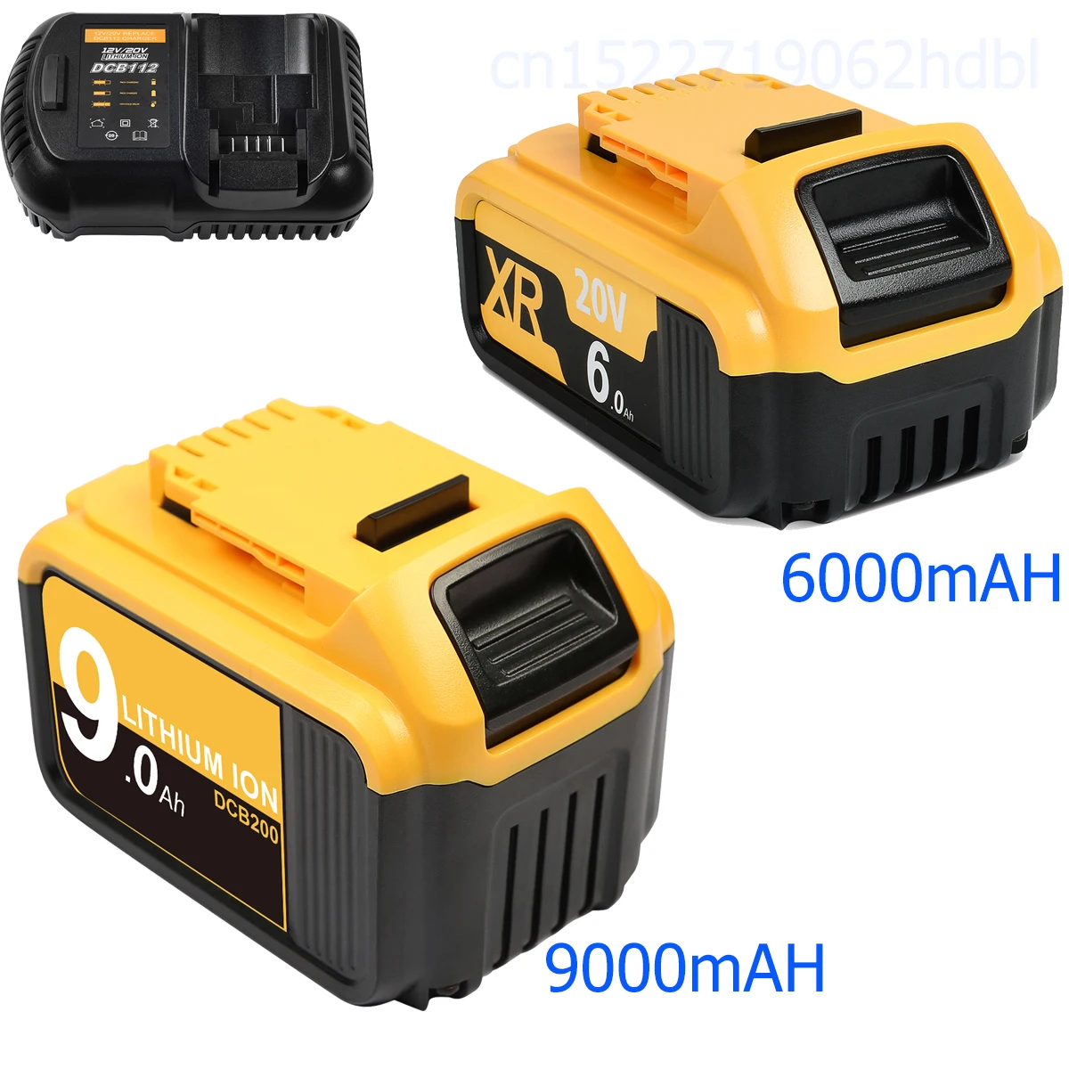 

Сменная литиевая батарея 18 в/20 в 6000 мАч для DEWALT 20 в Max XR, зарядное устройство DCB200 DCB205 DCB181 DCB182, местный склад