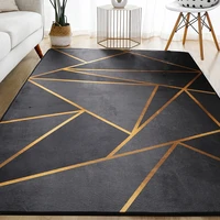 geometric carpet for living room velvet rug kids bedroom bedside rugs soft square fluffy carpets home sofa table decor mat