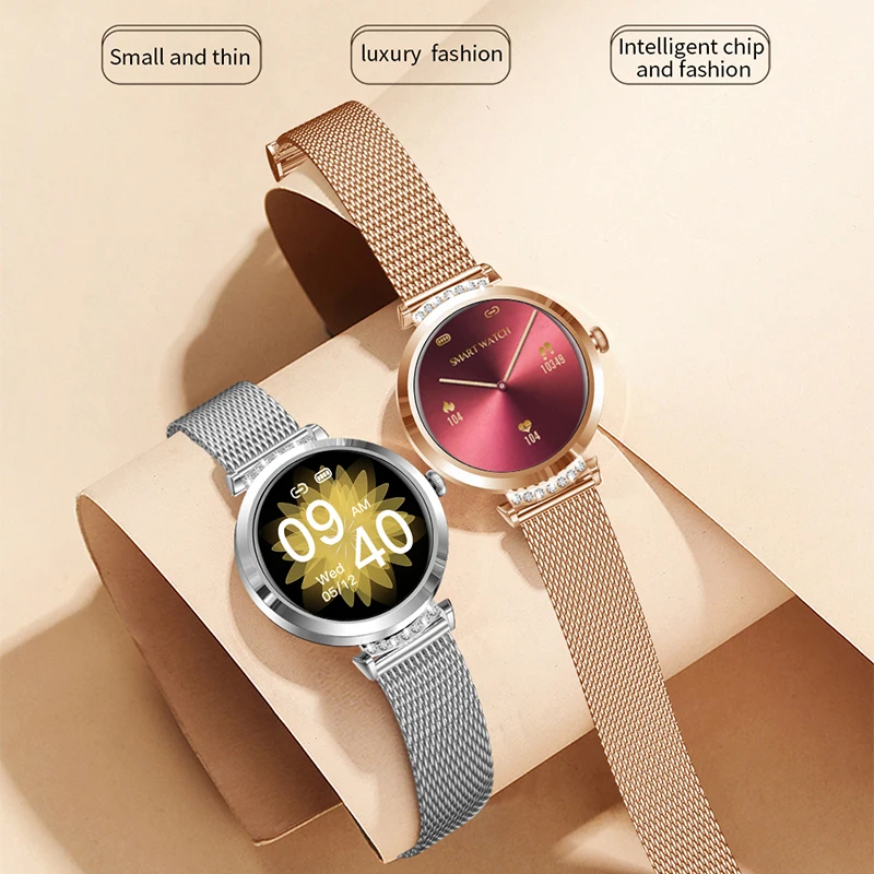 Женские Водонепроницаемые Смарт-часы с пульсометром и будильником |