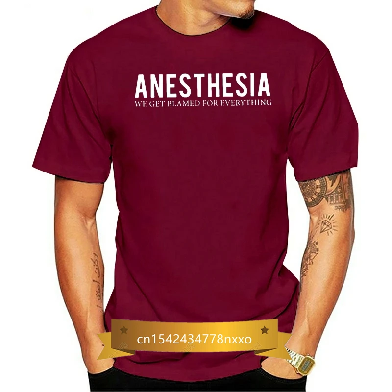 

Customize Anesthesia Blame Men Tee Shirt Woman Classic Sunlight Men Tshirt Big Size 3xl 4xl 5xl Clothing Hip Hop