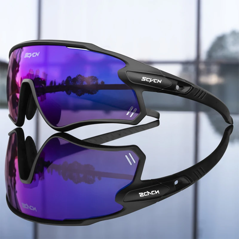 

SCVCN велосипедные очки MTB для езды бега солнцезащитные очки UV400 поляризованные очки для рыбалки мужские технические велосипедные очки