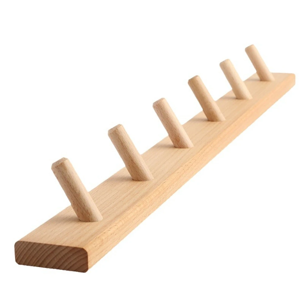 Деревянный крючок для одежды настенные крючки вешалка полотенец ванной комнаты