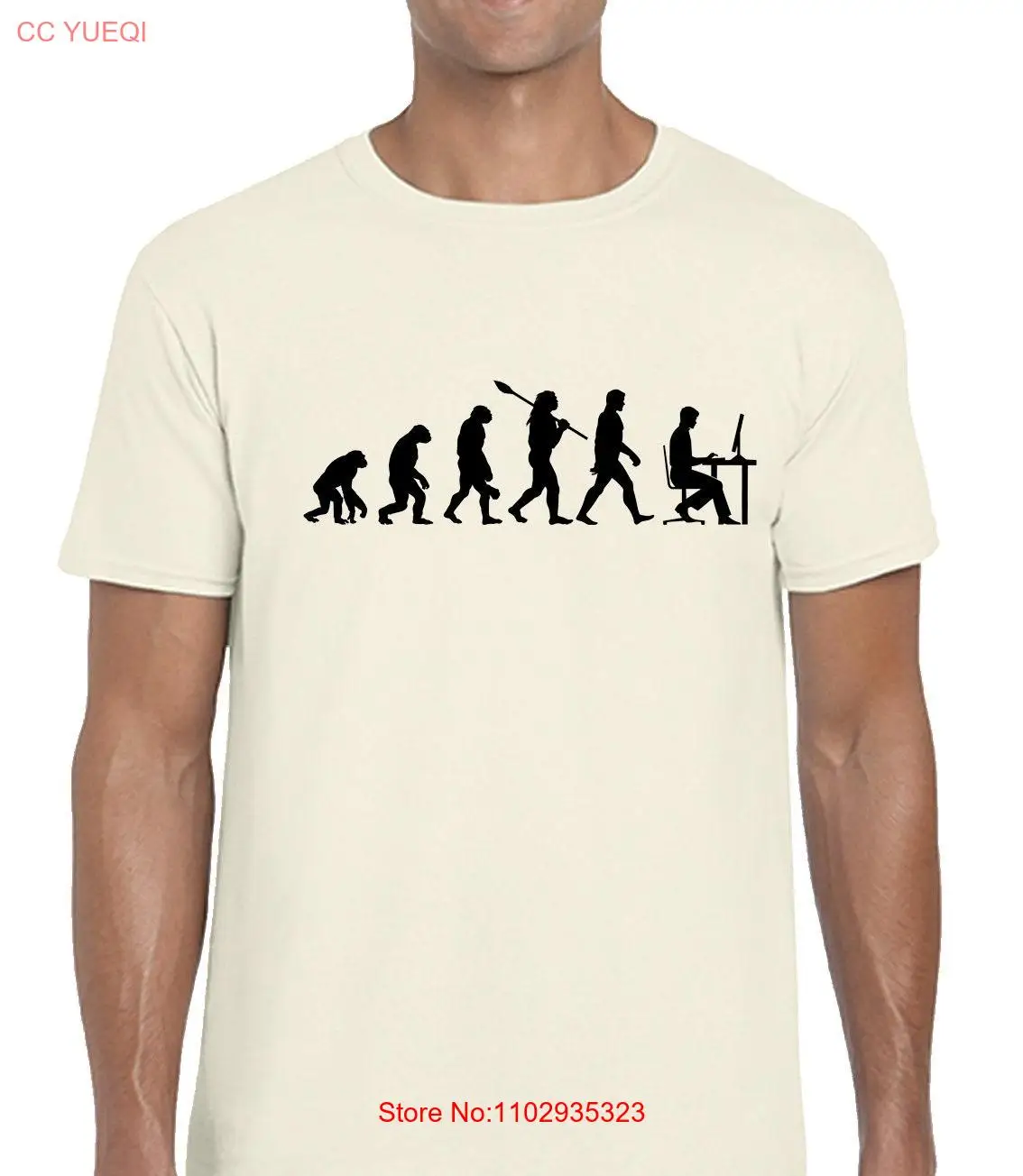 Мужская футболка Эволюция компьютерных игр для ПК геймер идея подарка компьютер