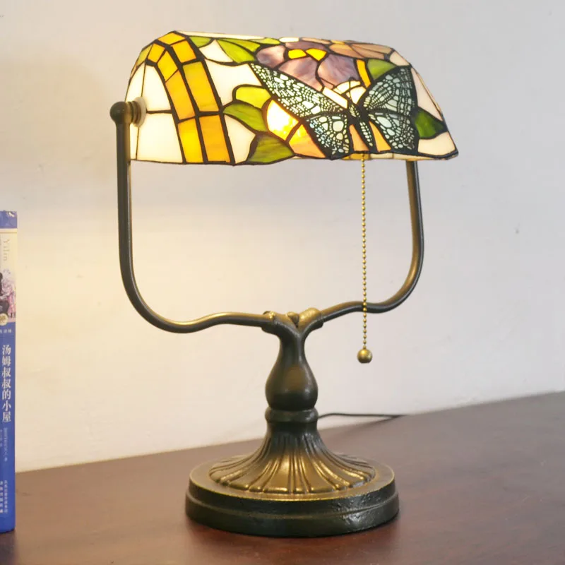 Американский Ретро Старый Шанхай Ностальгический Банк Светодиодный Теплый Свет