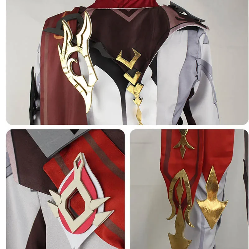 Костюм Тарталья для косплея Чайлд большой размер наряды с перчатками Хэллоуина