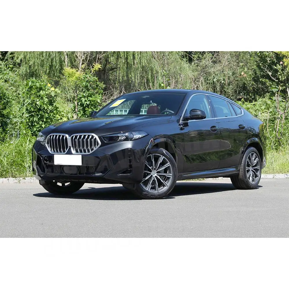 Фото Для BMW X6 G06 LCI Sport 2023 + передний спойлер для губ, задний бампер, диффузор, насадки для выхлопных газов, боковые юбки, автомобильный Стайлинг, комплекты кузова, аксессуары №1