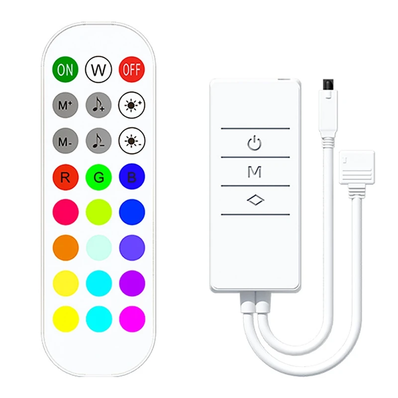 

LED Controller Music Intelligent Voice Recognition System WIFI Graffiti RGB Light Controller With Remote Control