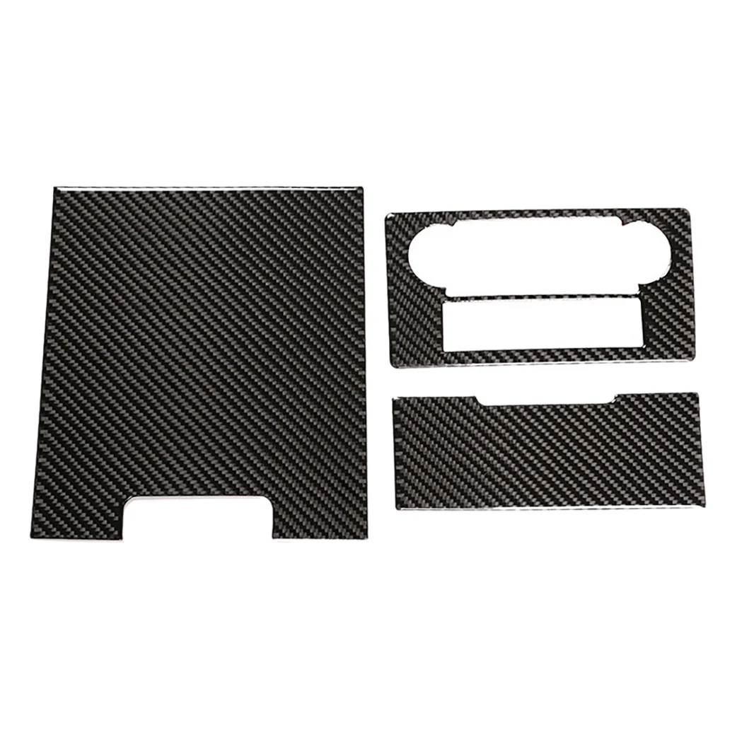 

Car Soft Carbon Fiber Anti-Kick Rear Exhaust Vents Cover Trim for Toyota Highlander 2009-2013