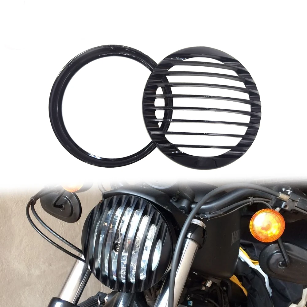 Для Harley Sportster XL 883 железо 1200 04-14 Custom XL1200C Мотоцикл 5 3/4 &quotABS светодиодная накладка на