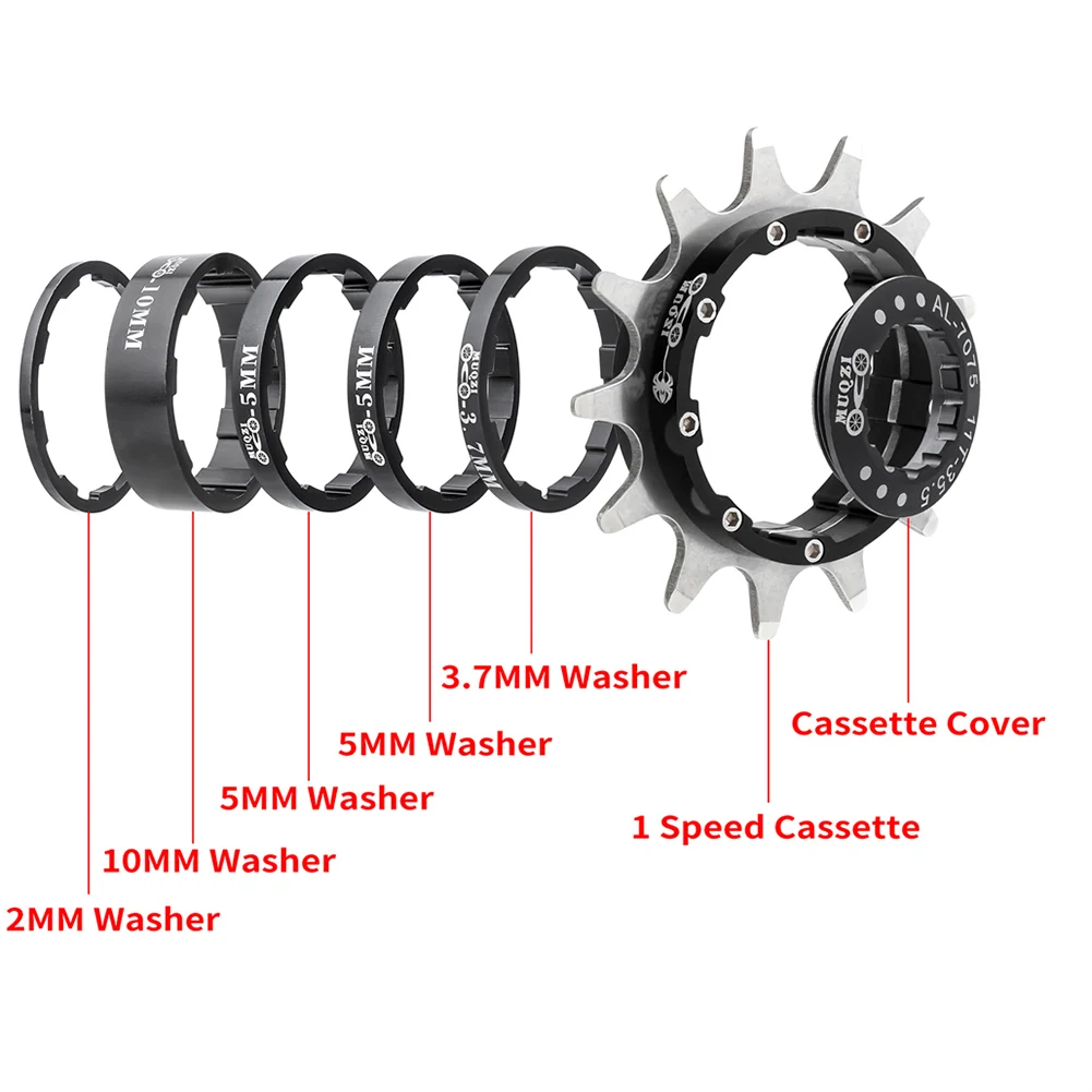 Велосипедная кассета MUQZI MTB натяжитель цепи свободного колеса одинарная скорость
