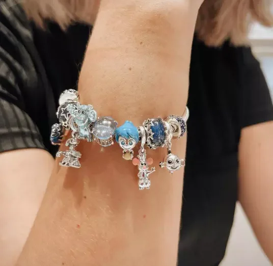 Pandora-Pendentif caméléon à changement de documents, Pixar Wall-E Dangle Charm, Fit for Fashion Jewelry, DIY Executive as Women's Bracelets Gifts