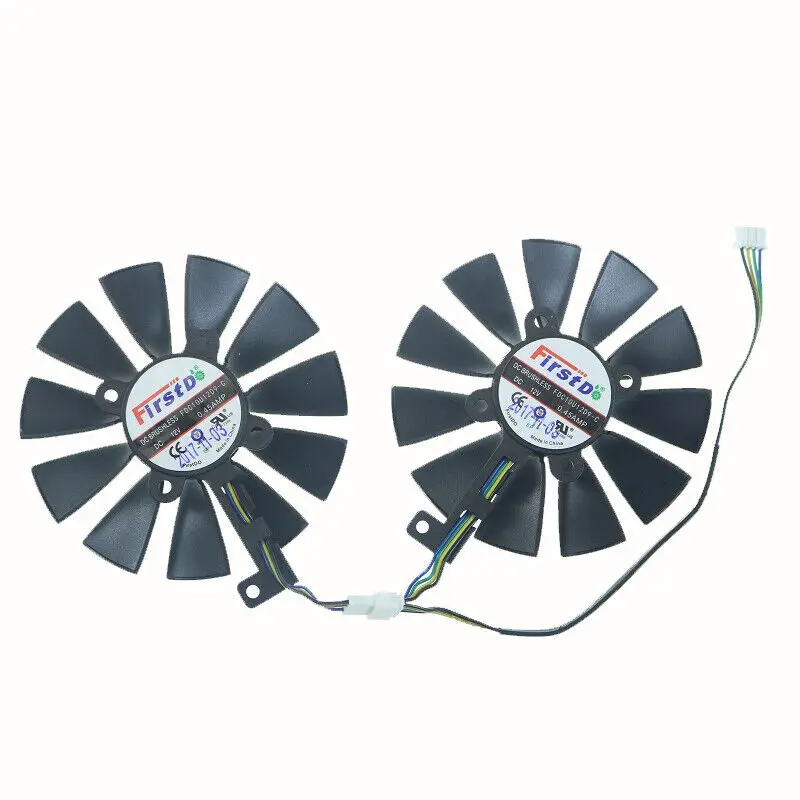 FDC10U12D9-C графический вентилятор для ASUS DISPATCH RX580 RX570 EX--RX580