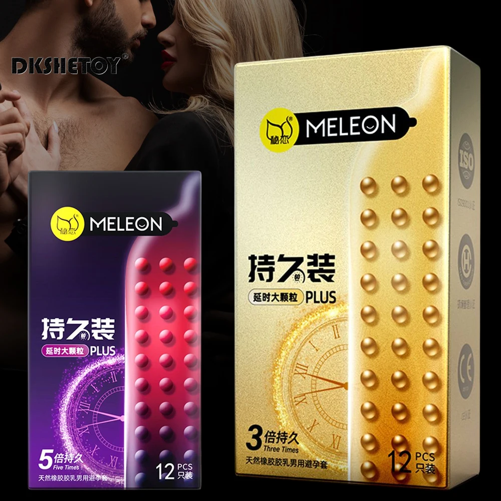 

12pcs Spiked Condoms 3D Large Particles Sex Condoms For Men 18+ G-spot Stimulation Ultra Thin Condom Penis Sleeve Adult Sex Toys