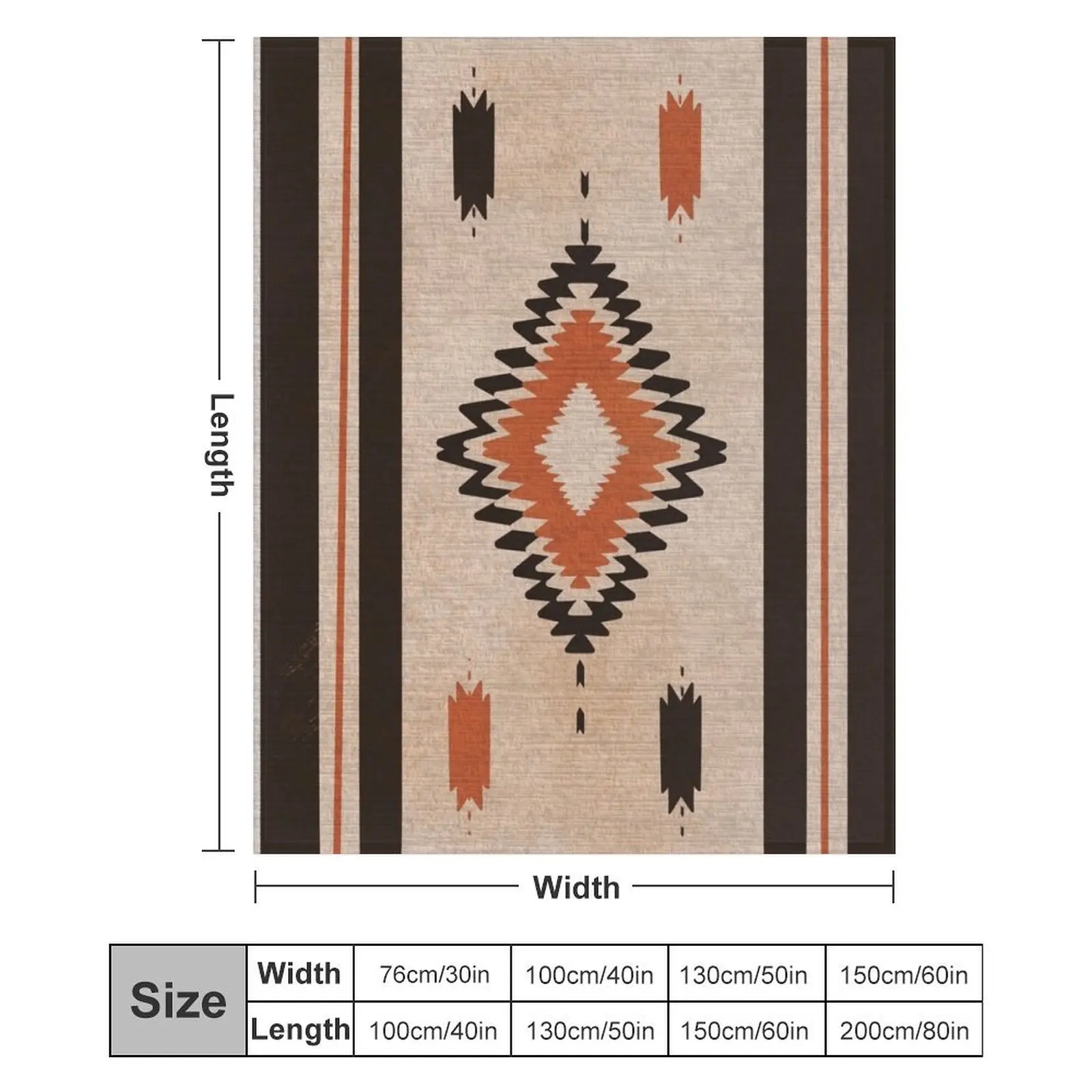 Бохо богемная иллюстрация художественная текстура пледы теплое зимнее одеяло