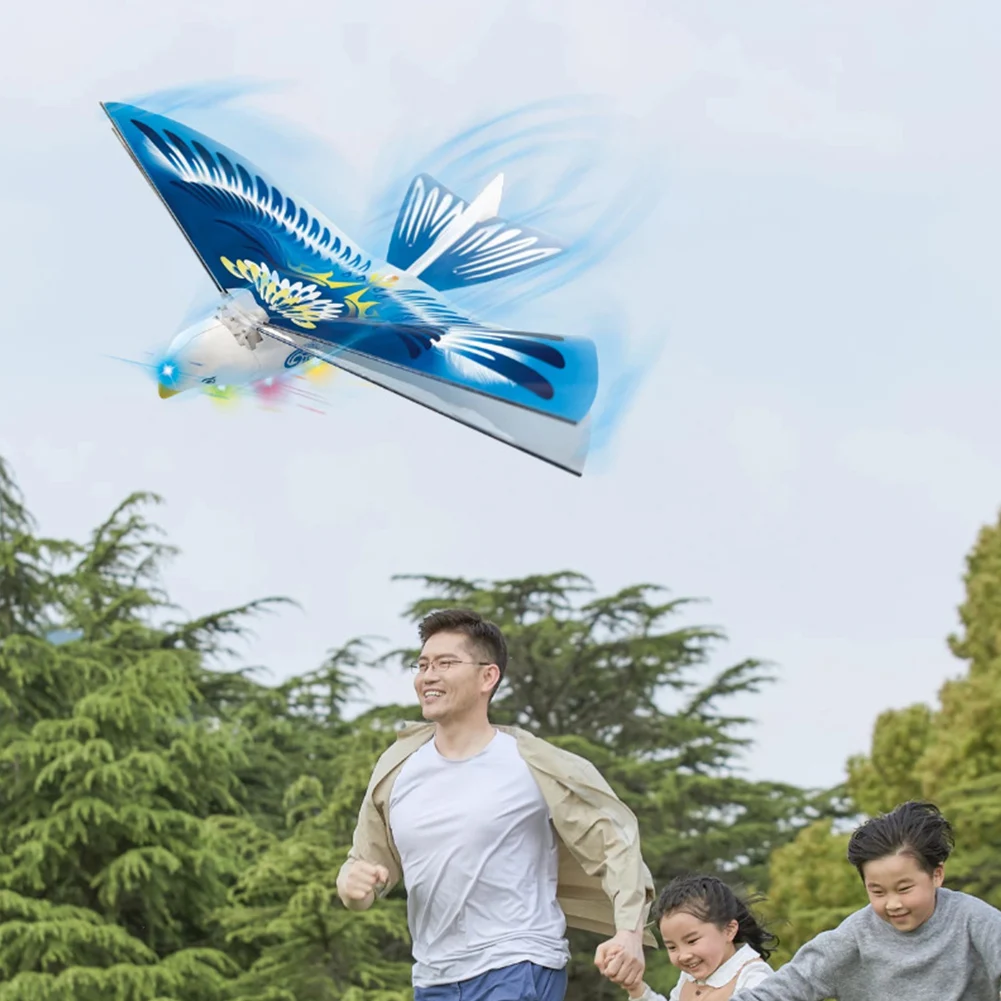 

Космическая птица летающая игрушка вертолет светодиодная светящаяся электрическая мини-игрушка для бросания руками птица 360 градусов Круг...