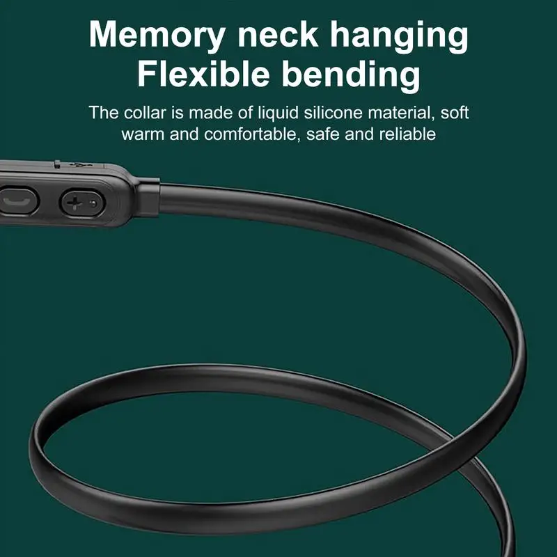 Беспроводные Bluetooth-совместимые наушники стереофонический шейный ремешок с