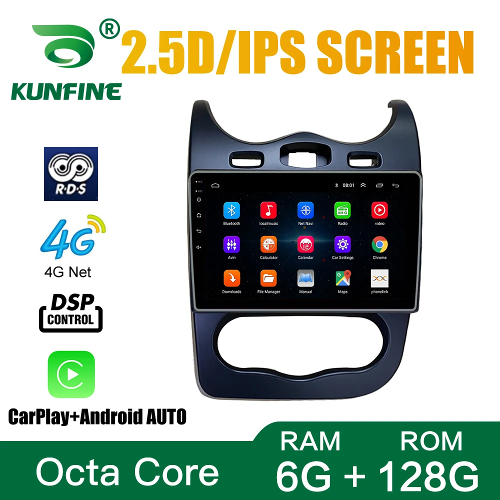 

Car Radio For RENAULT SANDERO 2013-2021 Octa Core Android Car DVD GPS Navigation Car Stereo Carplay Android Auto