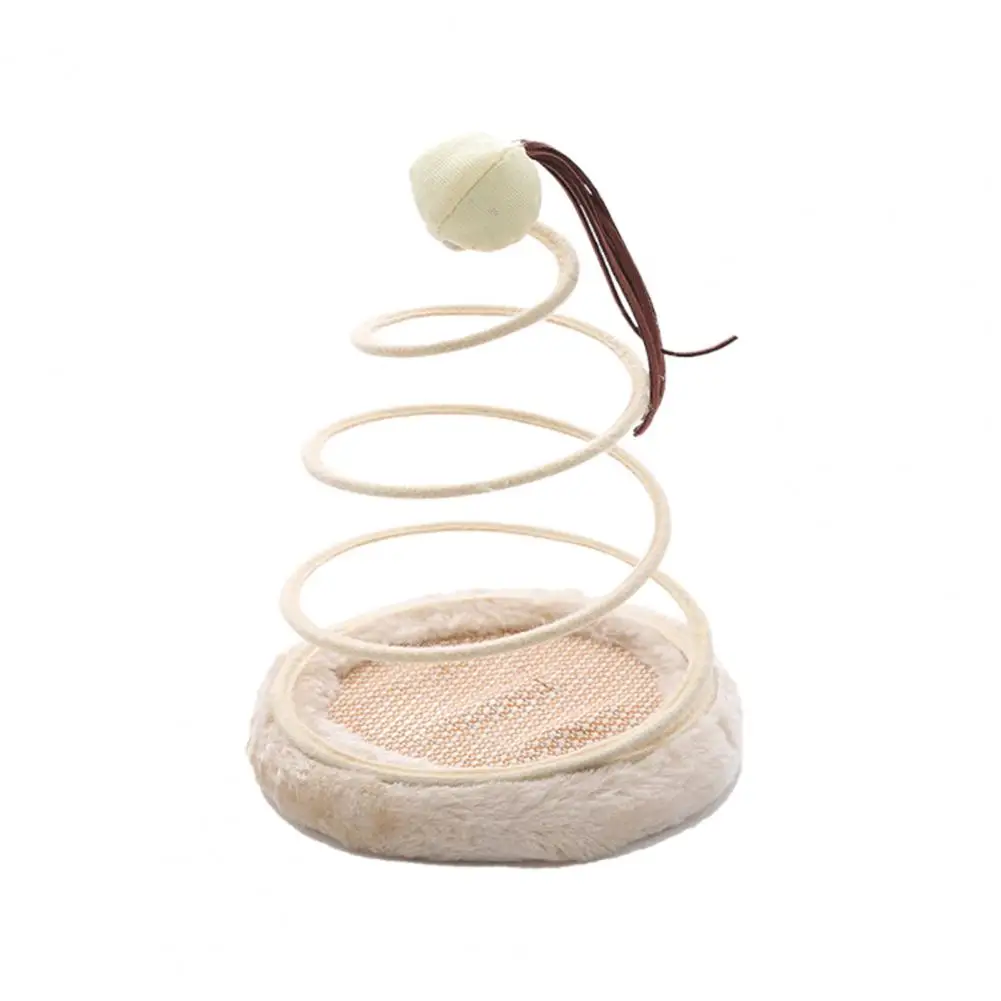 

Cat Teasing Toy Steel Wire Spring Flexible Tassel Design Simulation Ball Fish Cat Teaser Toy Cat Toy Relieve Boredom