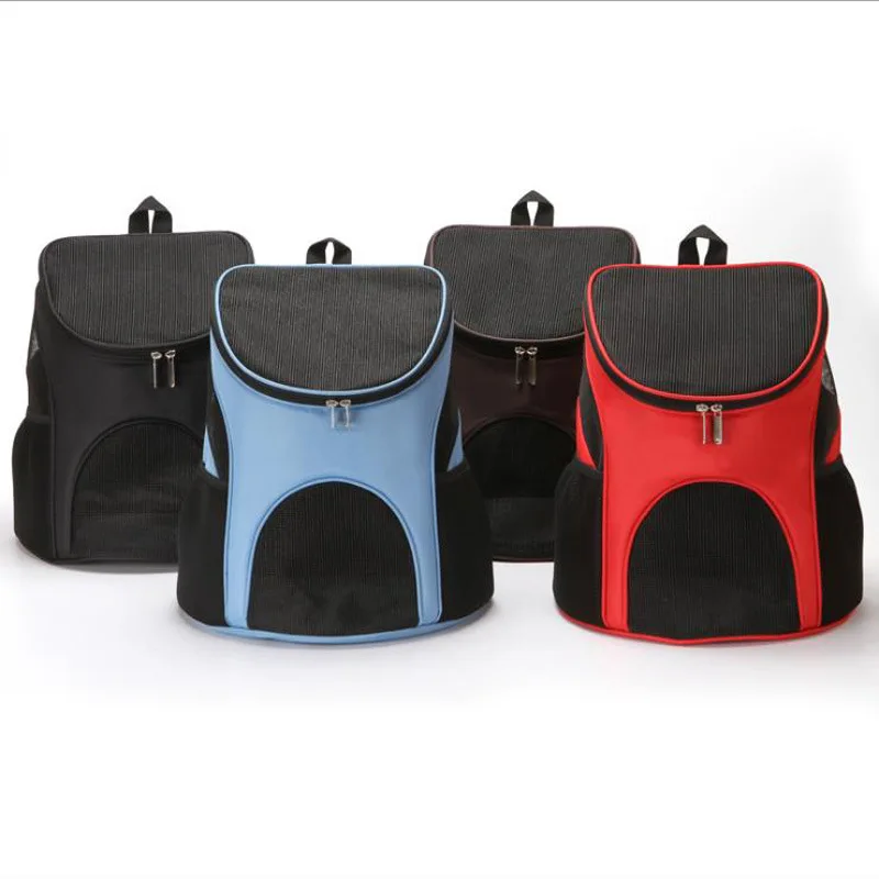 

Foldable Pet Bag Carrier Backpack Dog Cat Carrier Outdoor Travel Packbag Portable Zipper Mesh Pet Out Bag Cat Backpack Breath