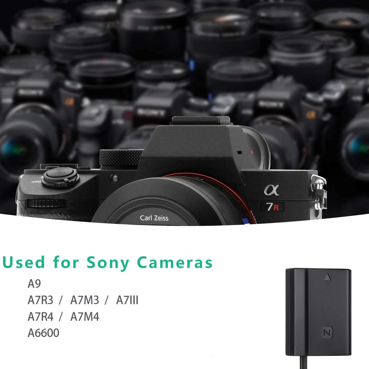Адаптер питания переменного тока NPFZ100 для Sony Alpha 7 9 II A6600 A7 III A7R IV Φ 7RM4 7RM3 9M2 A9 - купить