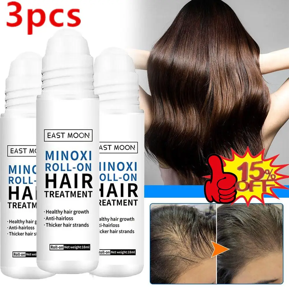 

3PCS Re:act Minoxi Roll-on Hair Treatment, 2023 New Serum Moisturizing Basic Shampoo Hair Nourishing