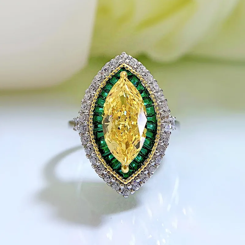 

Designer Fashion 925 Sterling Silver Jewelry 3A Cubic Zirconia Party Ring