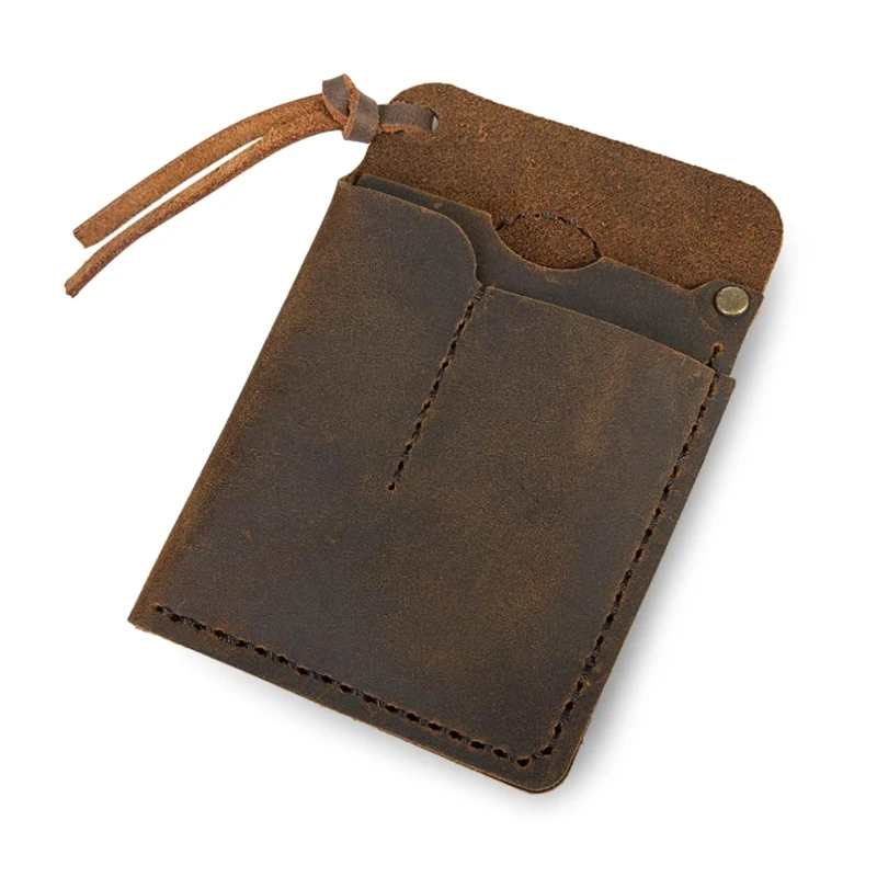 

Portable Leather Pocket Organizer Handmade Multitool Sheath Accessories for Men
