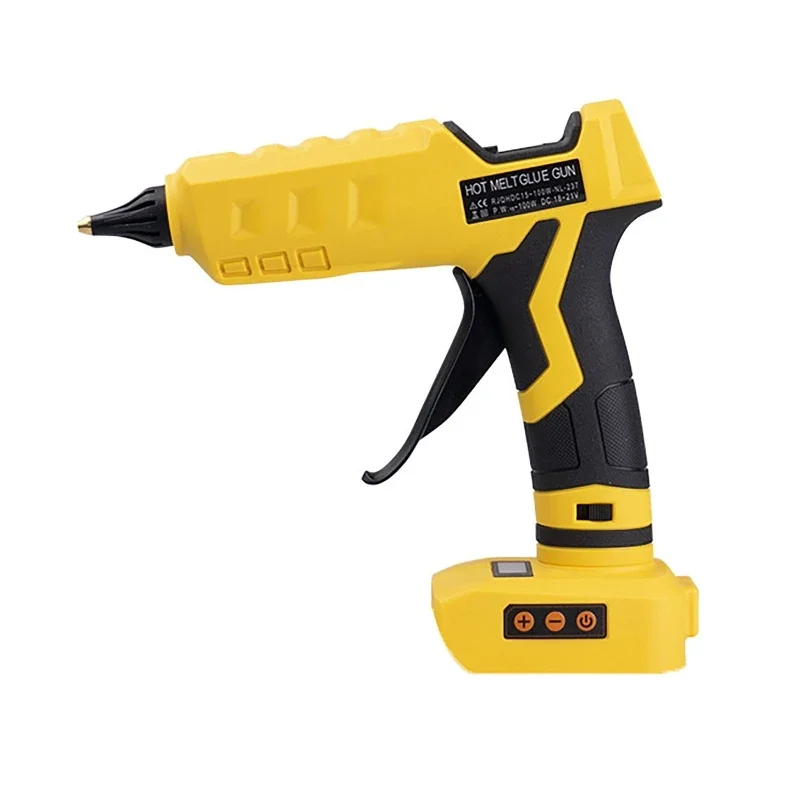 Фото Беспроводной пистолет для горячего клея для аккумулятора DeWalt 18 В 20 В (только инструмент) с 20 шт. полноразмерными клейовыми палочками для художественных ремесел, инструмент для ремонта «сделай сам» №2