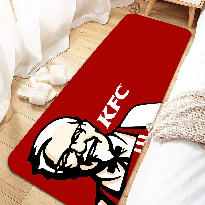 Кола-картофель фри с бургерами горячий Настенный Коврик входной нескользящий